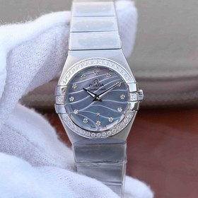 V6厂欧米茄星座系列优雅瑞士石英女士腕表...