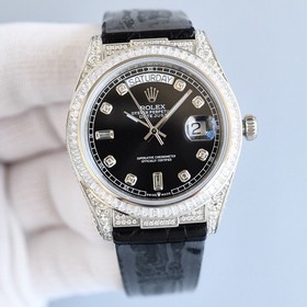WWF厂劳力士ROLEX日志型满天星鳄鱼...
